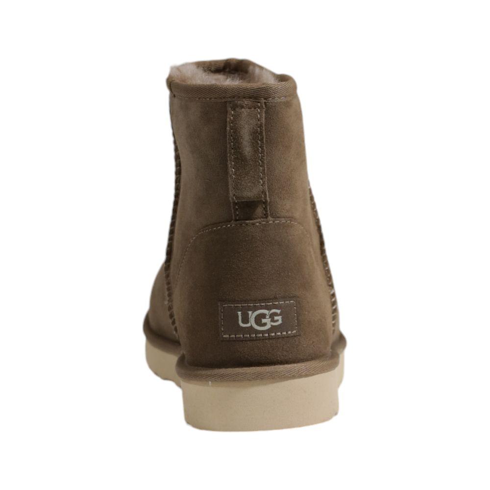 UGG Gray Suede Leather Boot UGG Dark Olive Green