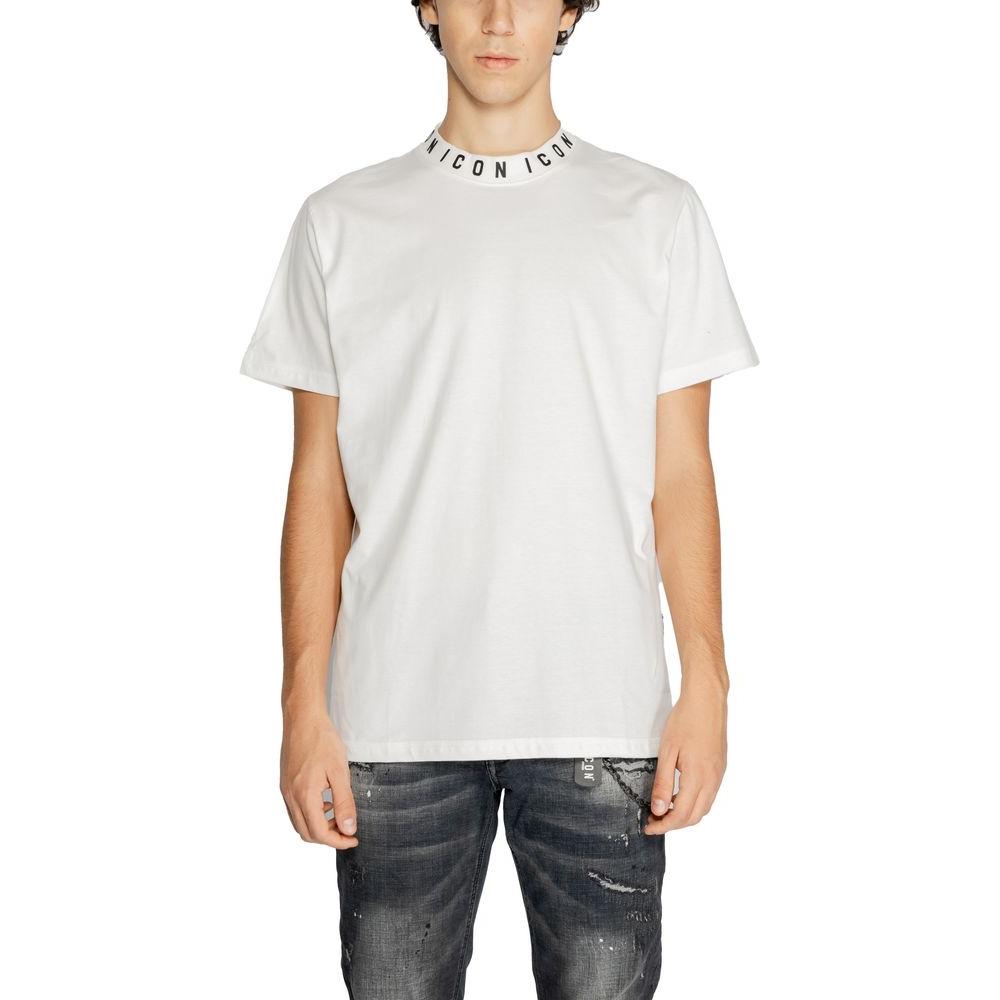 Icon White Cotton T-Shirt Icon Antique White