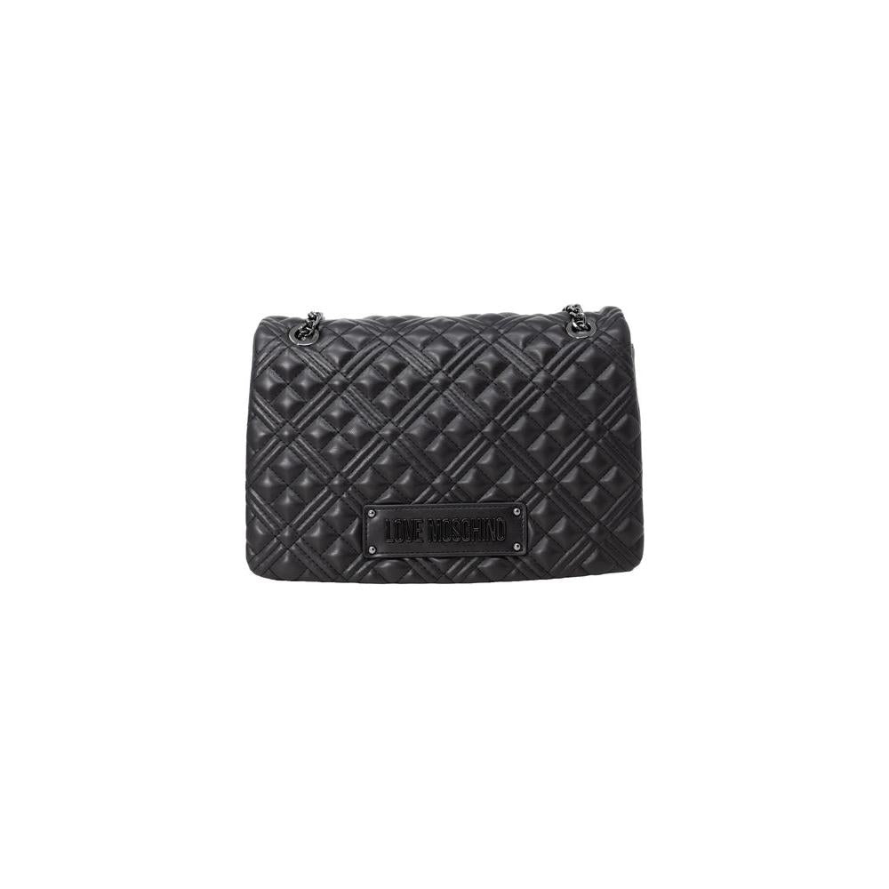 Love Moschino Black Polyethylene Handbag Love Moschino Dark Slate Gray