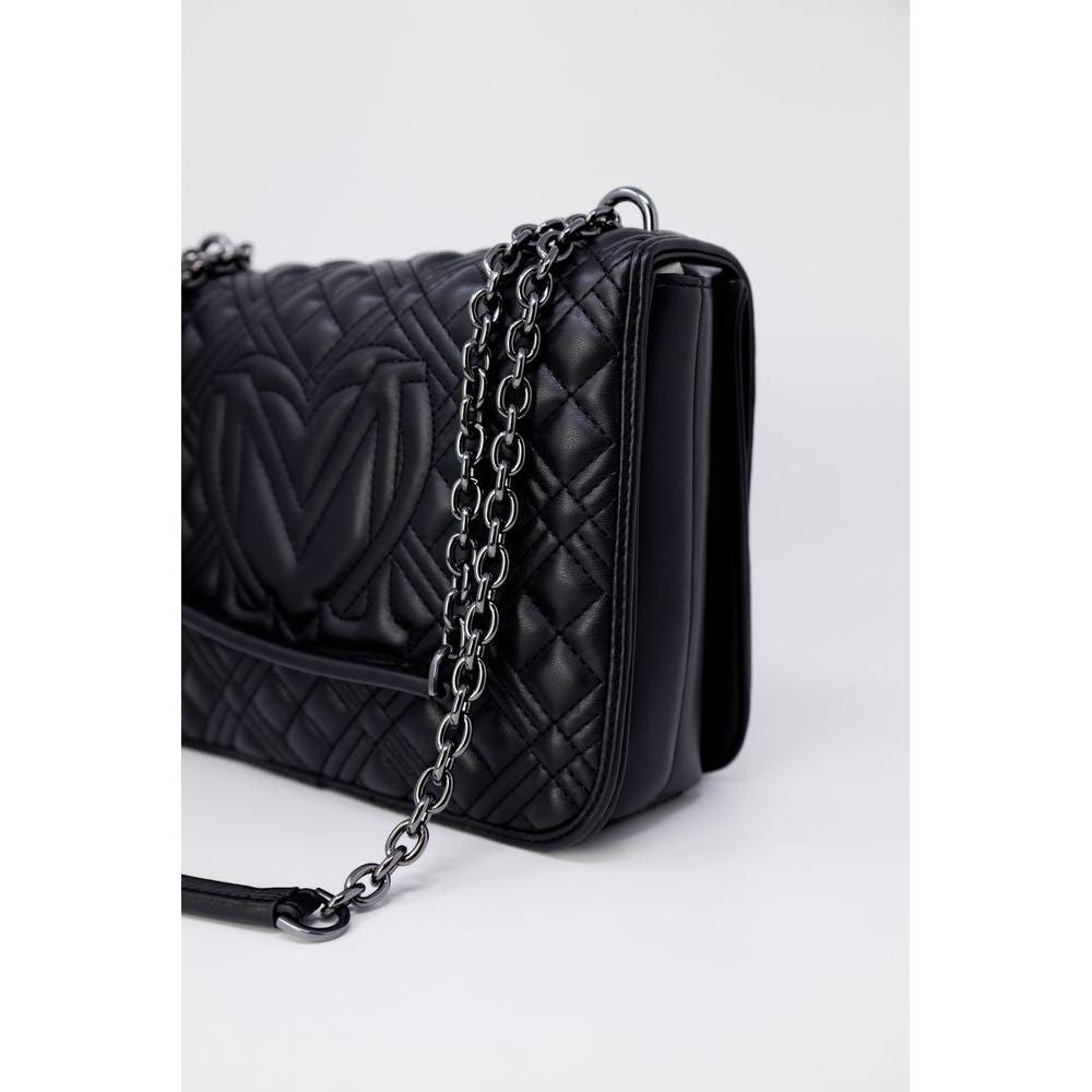 Love Moschino Bicolor Polyethylene Handbag Love Moschino Lavender