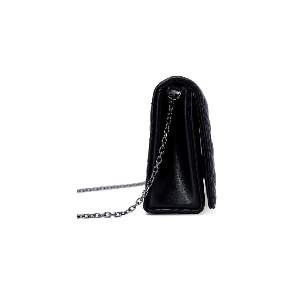 Love Moschino Bicolor Polyethylene Handbag Love Moschino Black