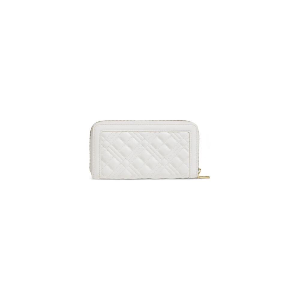 Love Moschino White Polyethylene Wallet Love Moschino Light Gray