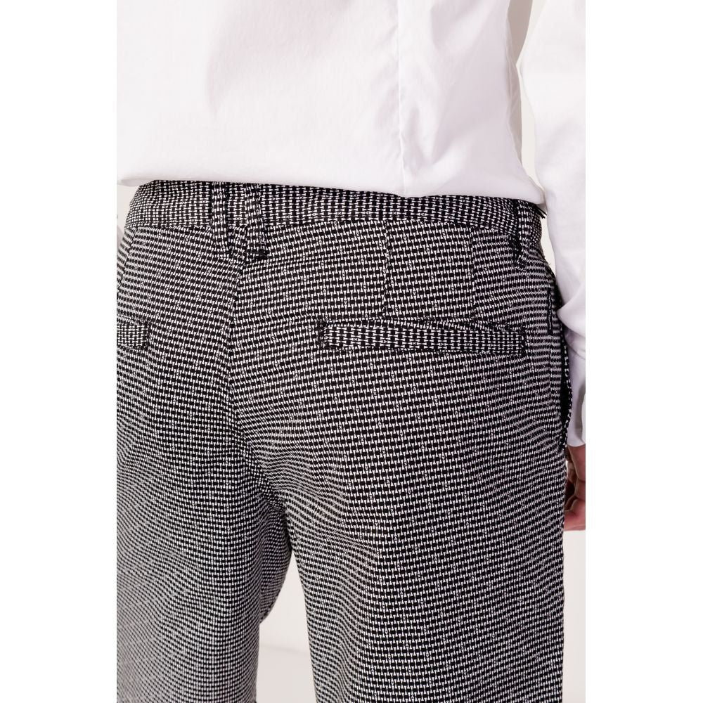 Armani Exchange Black And White Cotton Short Armani Exchange Black