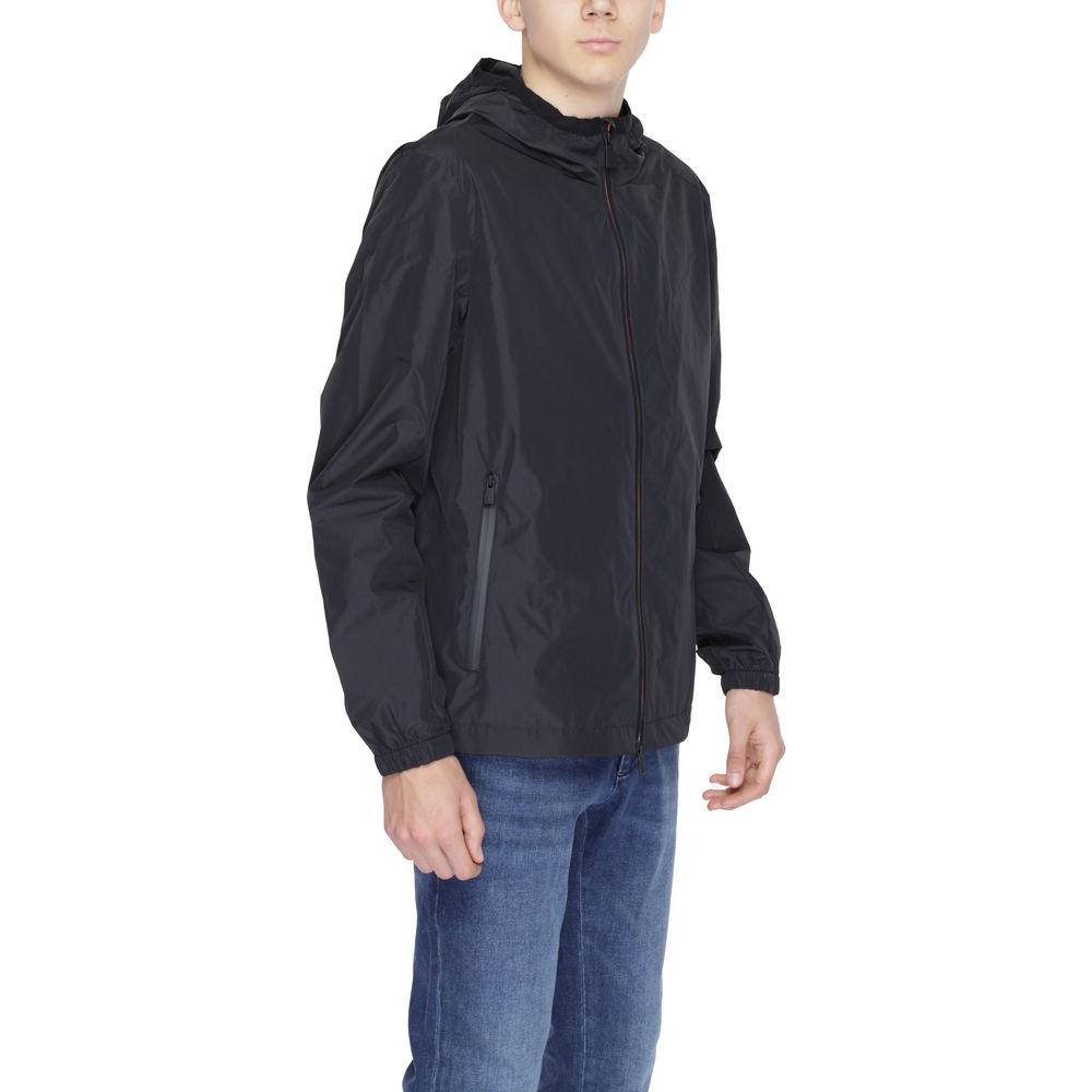 Suns Black Polyester Jacket Suns Dark Slate Gray