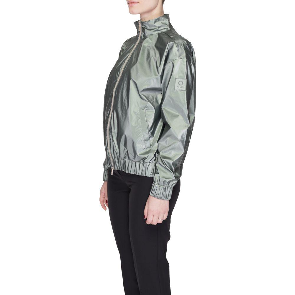 Suns Green Polyester Jackets & Coat Suns Dark Slate Gray