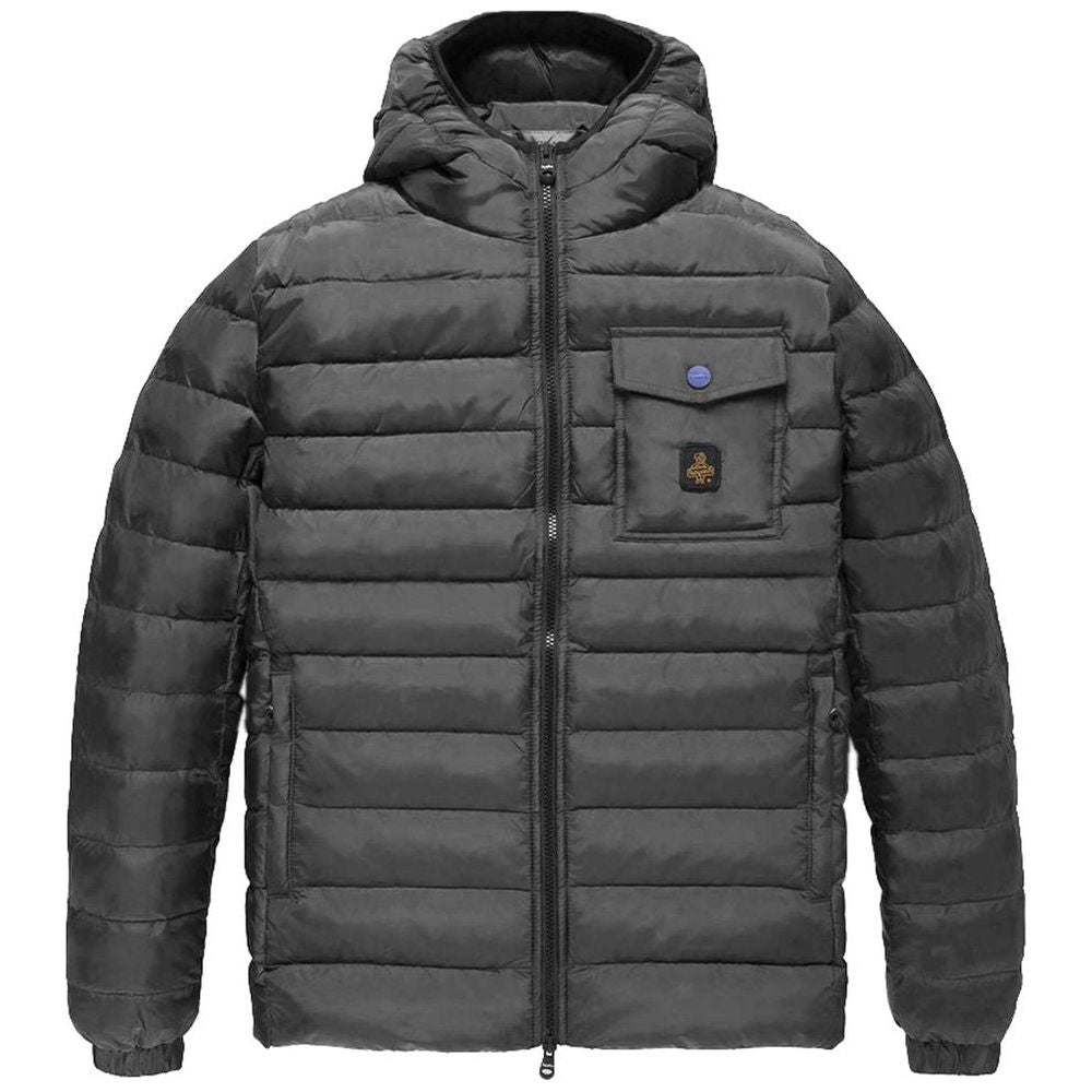 Refrigiwear Gray Nylon Men's Jacket Refrigiwear Dark Slate Gray