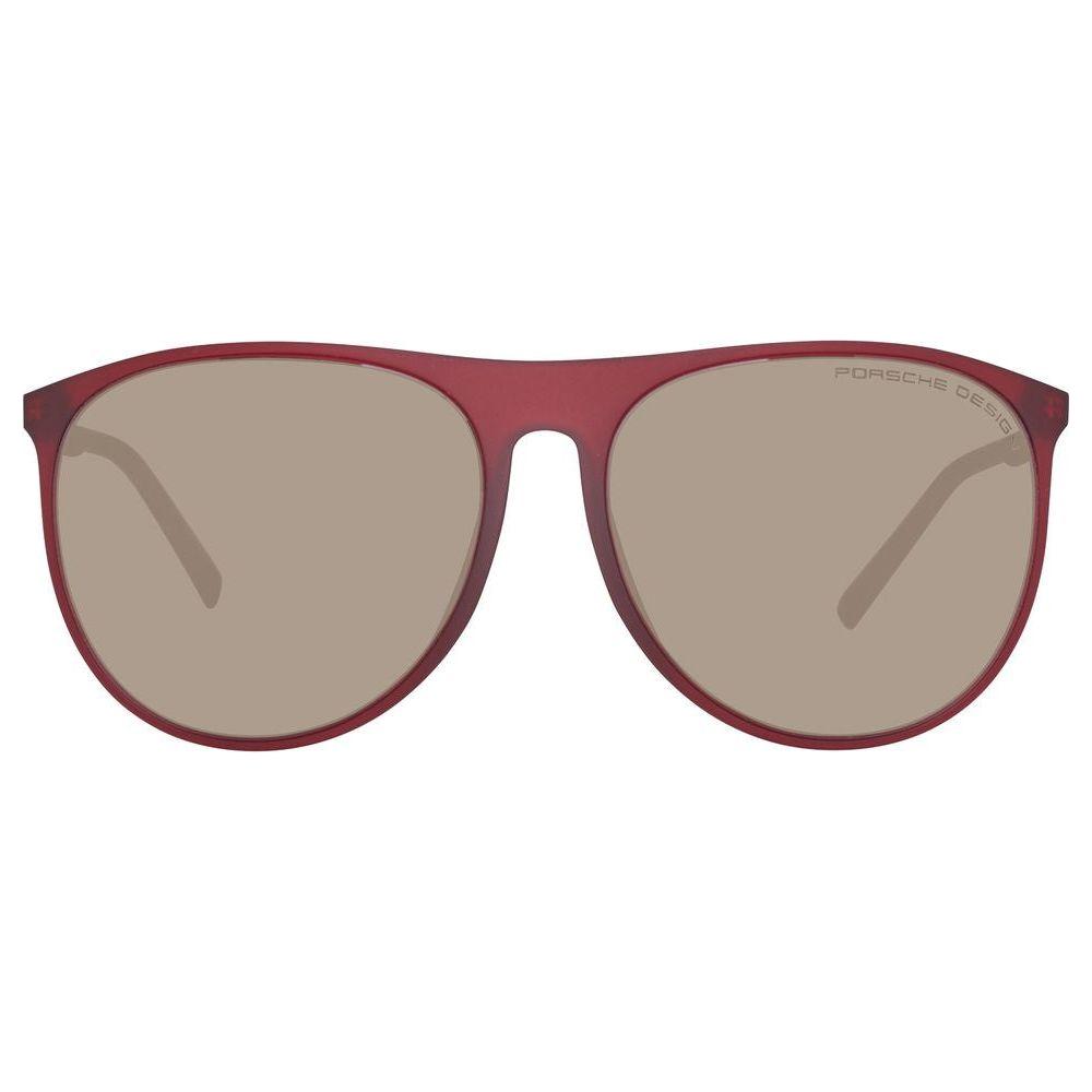 Porsche Design Burgundy Unisex Sunglasses Porsche Design Rosy Brown
