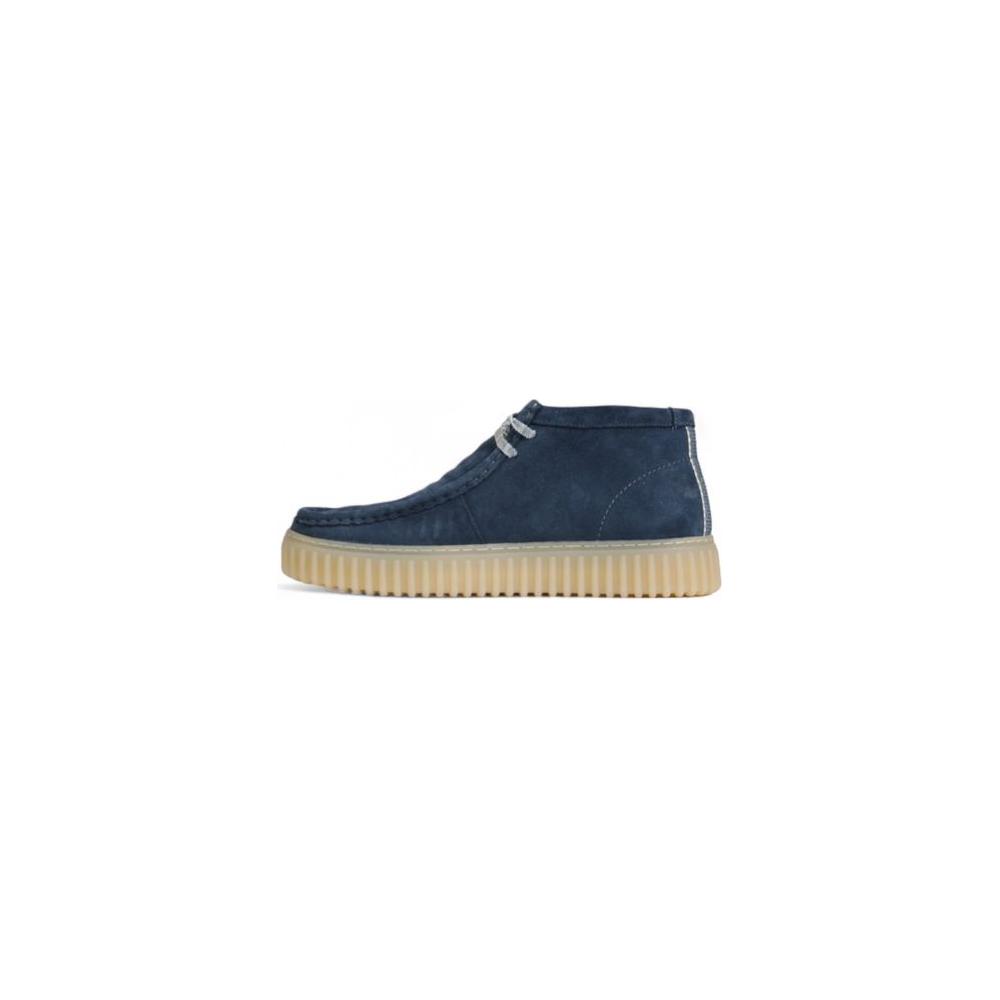 Clarks Blue Suede Leather Casual Clarks Dark Slate Gray