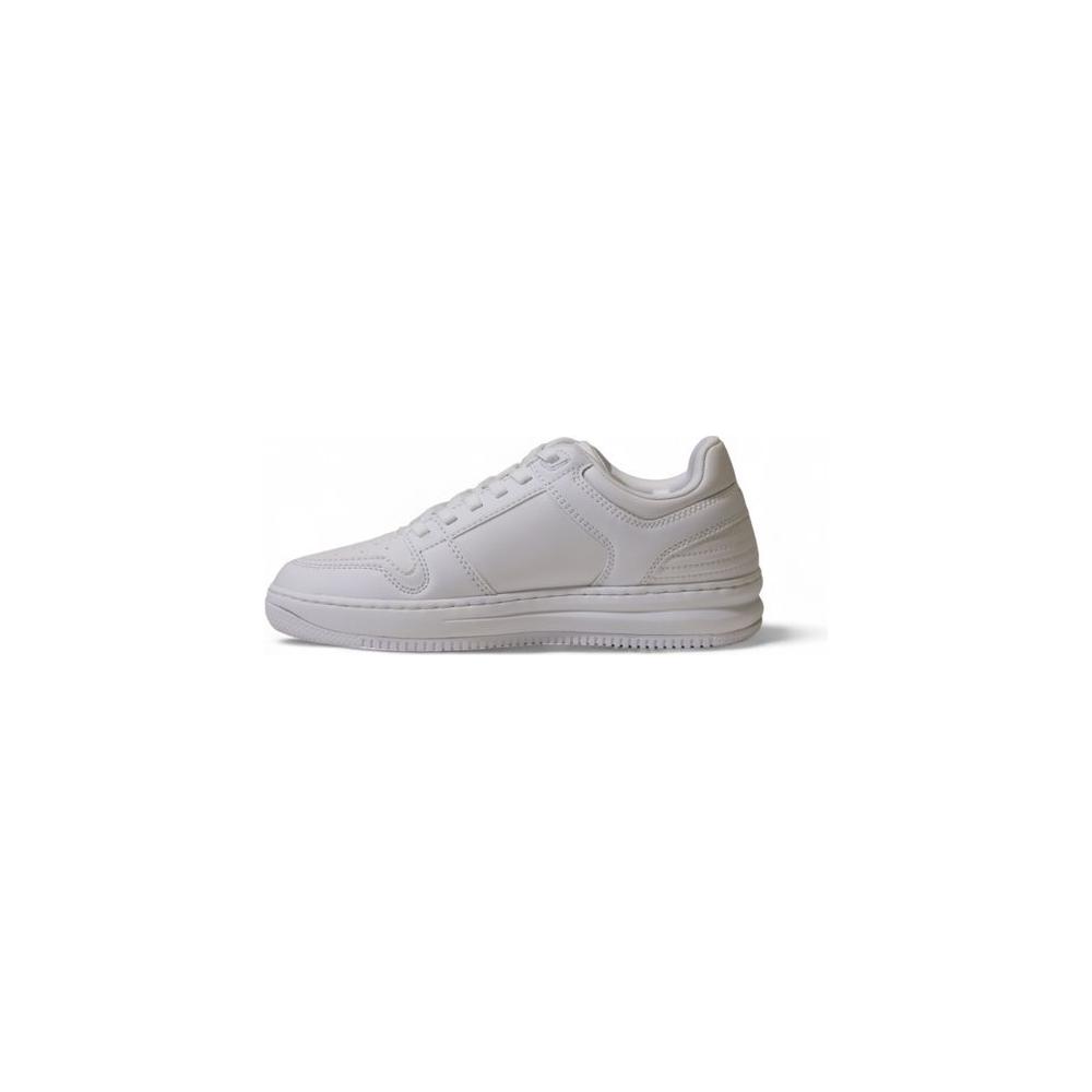 EA7 Emporio Armani White Polyester Sneaker EA7 Emporio Armani Dark Gray