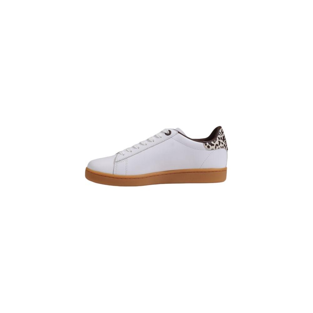 EA7 Emporio Armani Beige Leather Sneaker EA7 Emporio Armani Light Gray