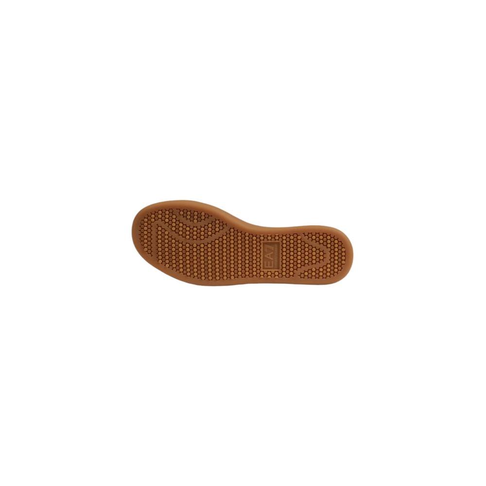 EA7 Emporio Armani Beige Leather Sneaker EA7 Emporio Armani Saddle Brown
