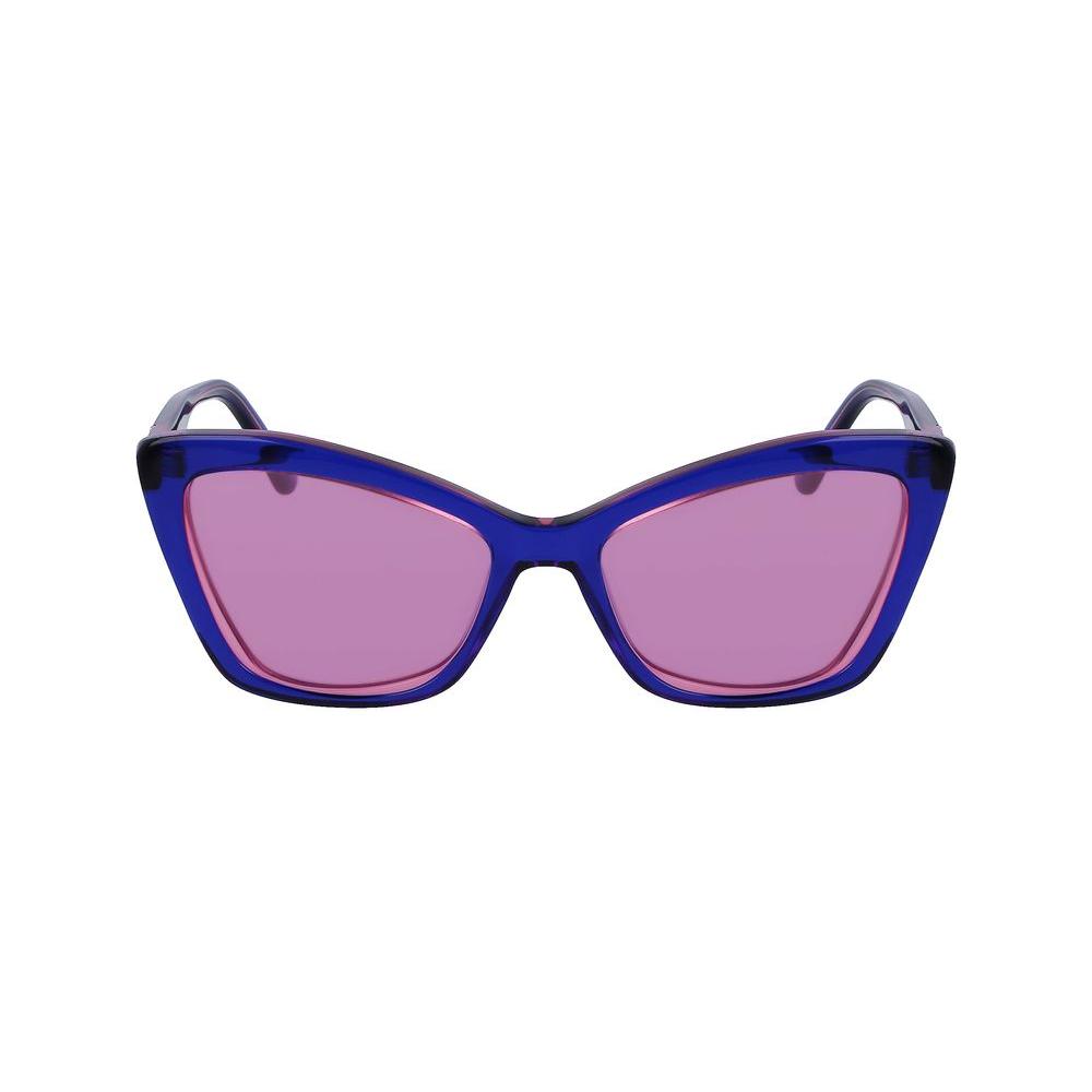 Karl Lagerfeld Blue Acetate Sunglasses Karl Lagerfeld Rosy Brown