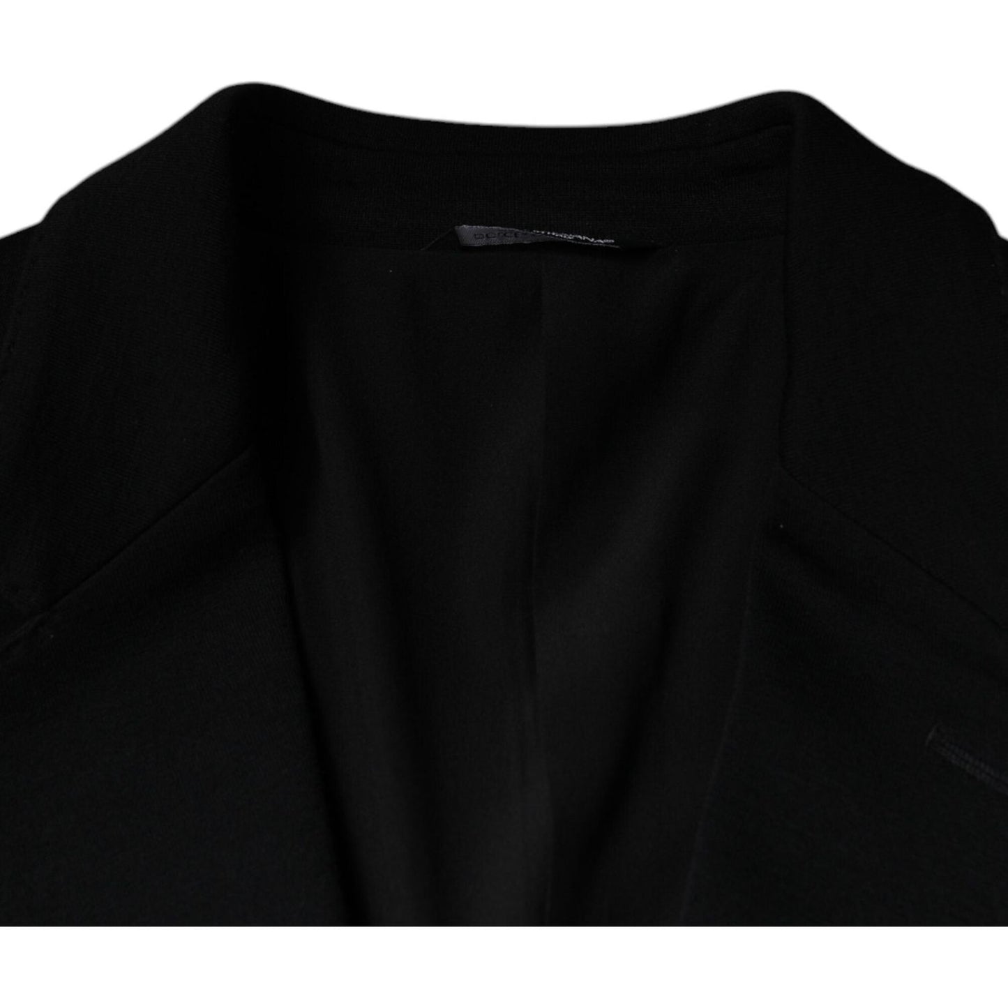 Dolce & Gabbana Black Wool Single Breasted Formal Blazer Dolce & Gabbana Black