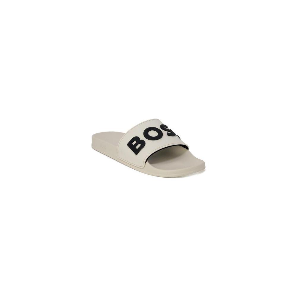 Hugo Boss White Polyethylene Sandal Hugo Boss Gray