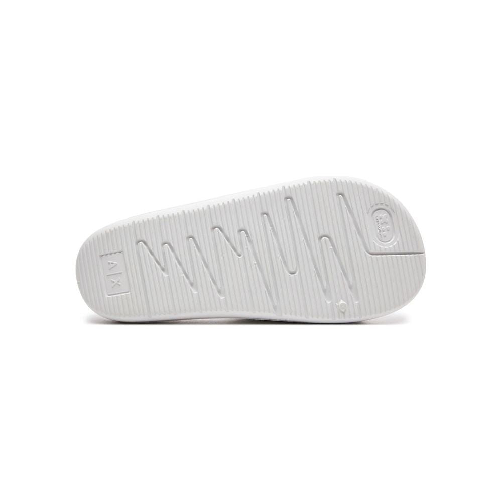 Armani Exchange White Polyethylene Sandal Armani Exchange Light Gray