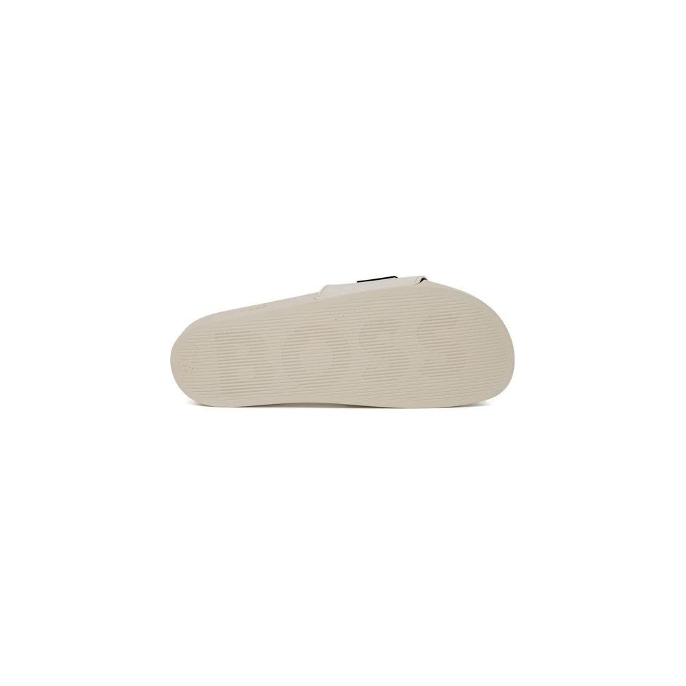 Hugo Boss White Polyethylene Sandal Hugo Boss Gray