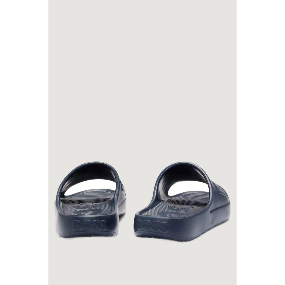 Hugo Boss Blue Rubber Sandal Hugo Boss Lavender