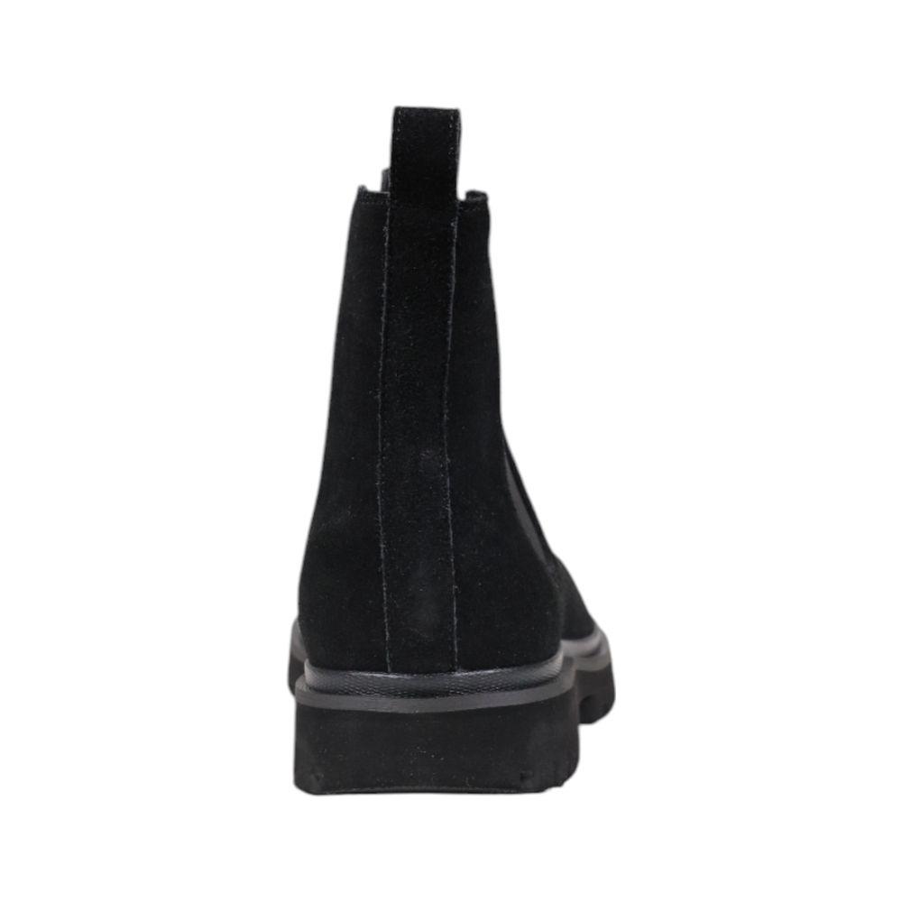 Calvin Klein Jeans Black Suede Leather Boot Calvin Klein Jeans Black