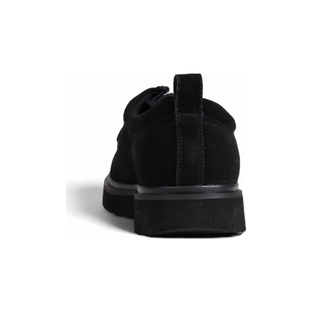 Calvin Klein Black Suede Leather Casual Calvin Klein Black