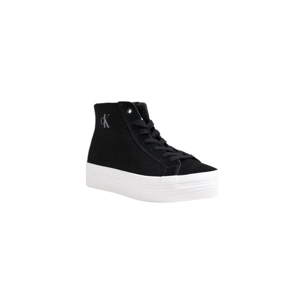 Calvin Klein Jeans Black Suede Leather Sneaker Calvin Klein Jeans Black