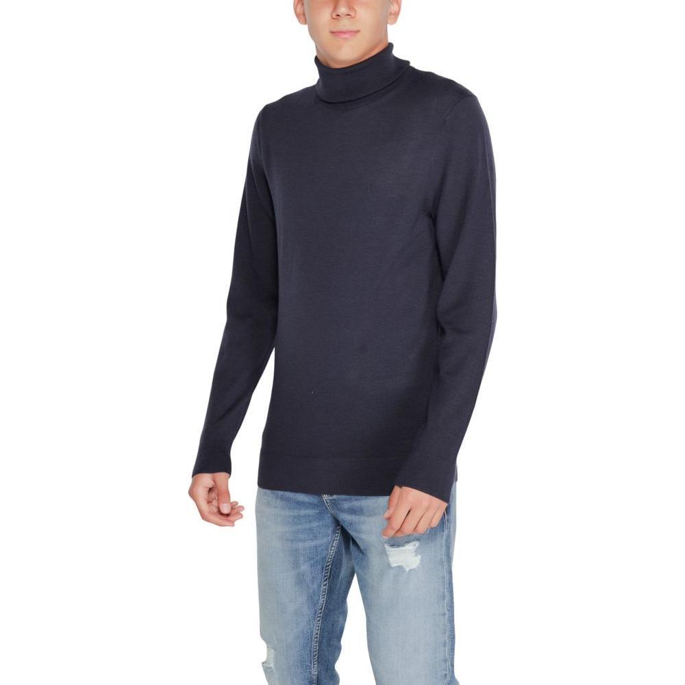 Calvin Klein Blue Wool Sweater Calvin Klein Dark Slate Gray