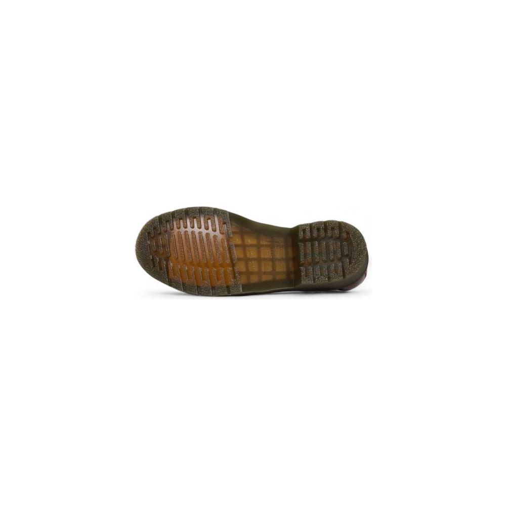 Dr. Martens Brown Leather Casual Dr. Martens Dark Olive Green
