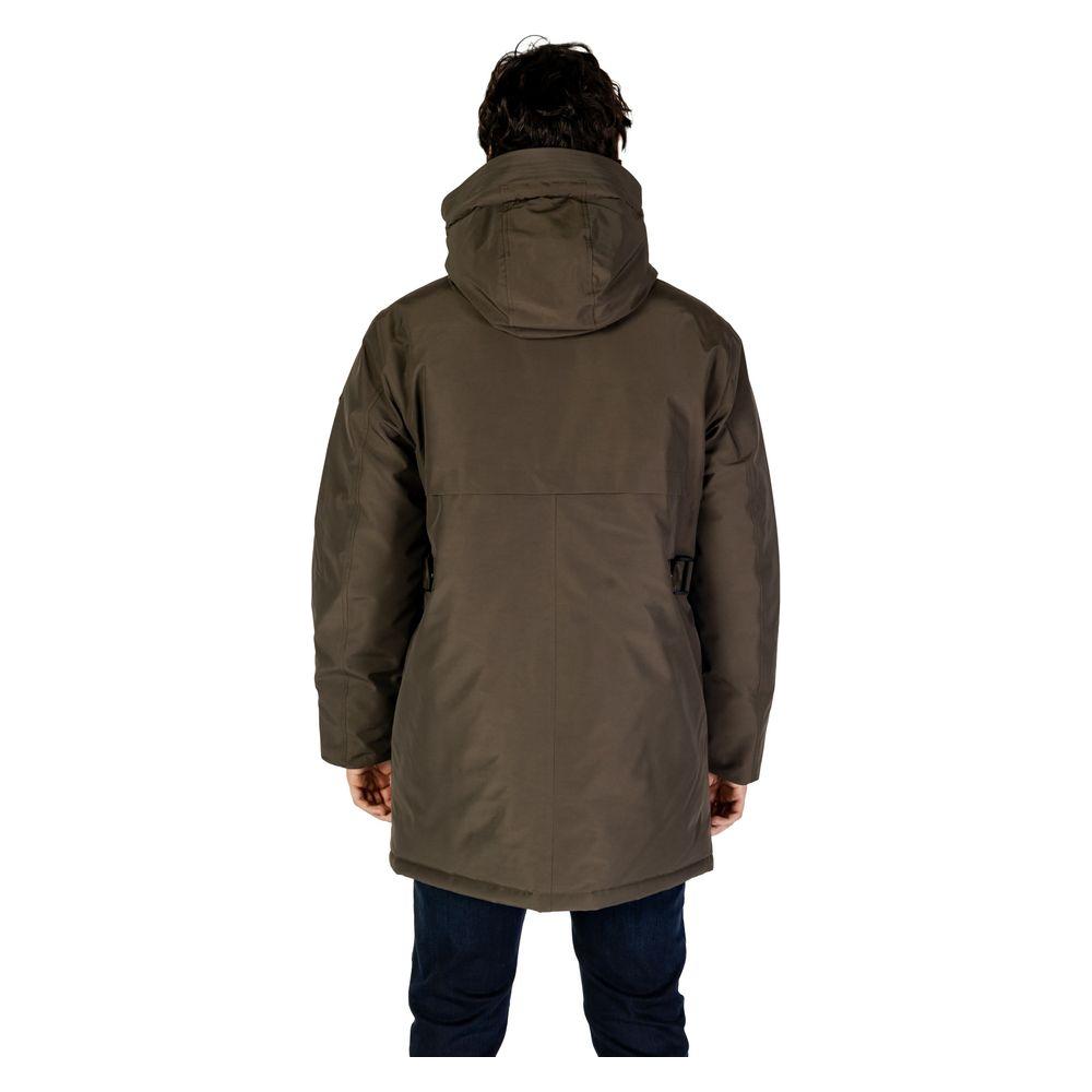 Replay Green Polyamide Jacket Replay Dark Slate Gray