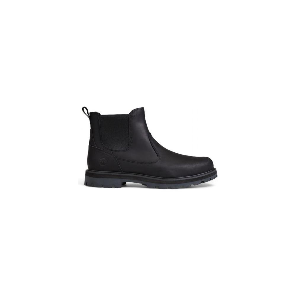 Timberland Black Nubuc Leather Boot Timberland Dark Slate Gray