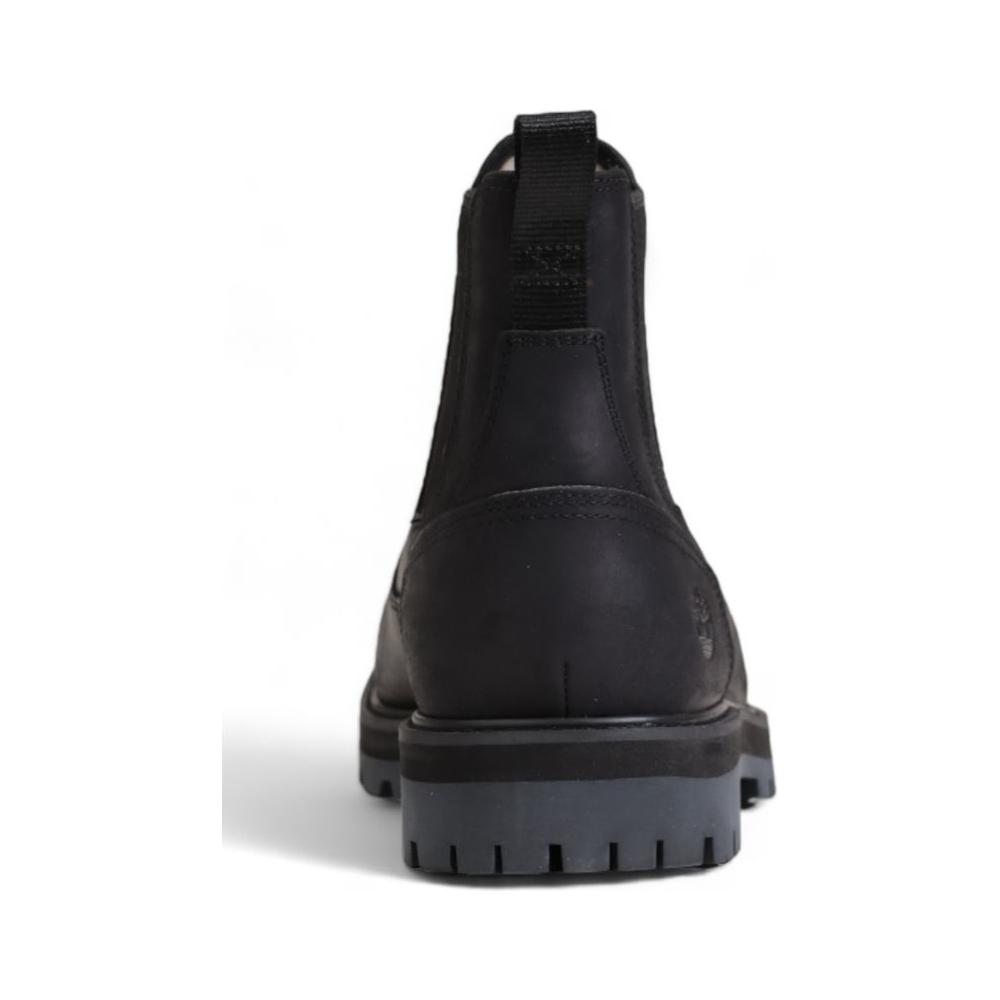 Timberland Black Nubuc Leather Boot Timberland Dark Slate Gray