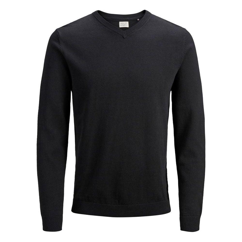 Jack Jones Black Cotton T-Shirt Jack Jones Black