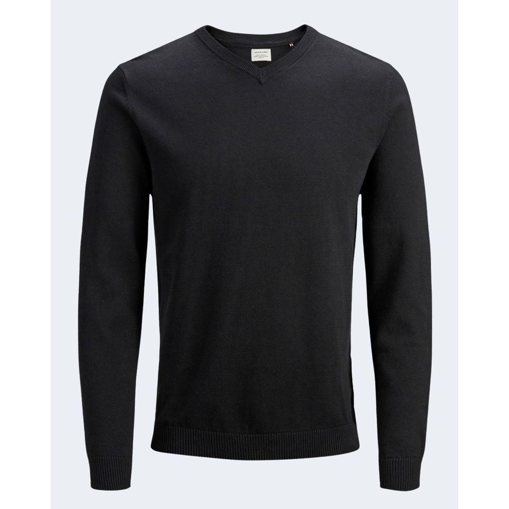 Jack Jones Black Cotton T-Shirt Jack Jones Black