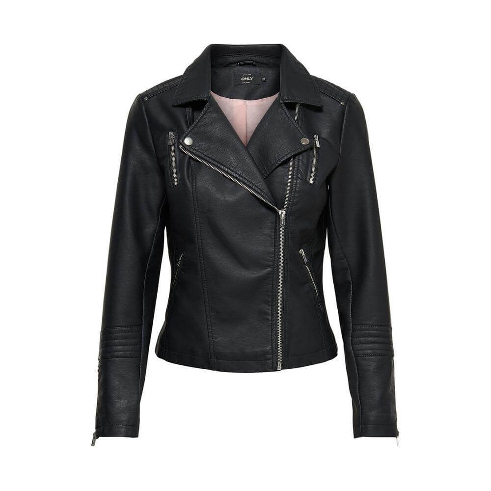Only Black Viscose Jackets & Coat Only Dark Slate Gray