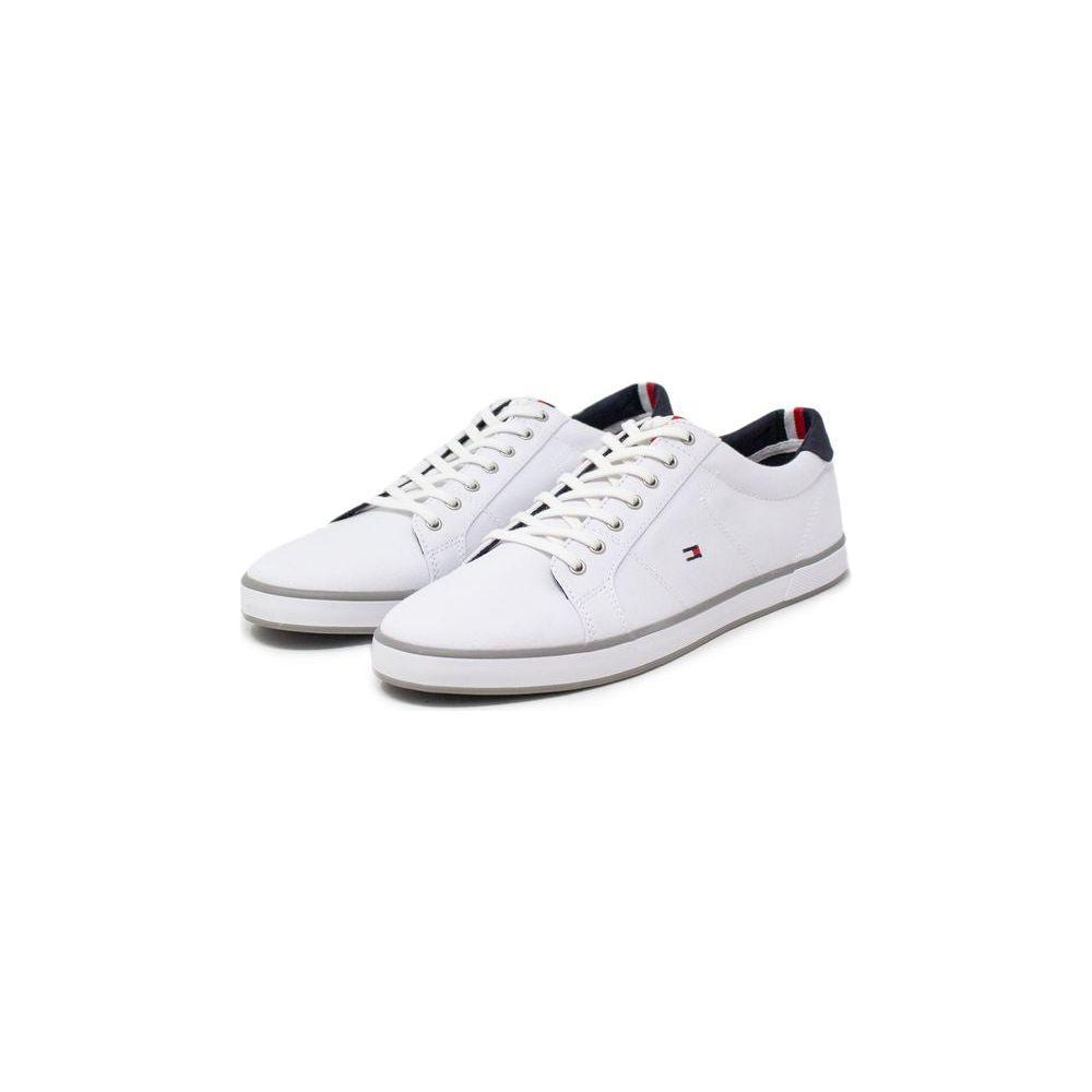 Tommy Hilfiger White Cotton Sneaker Tommy Hilfiger Lavender