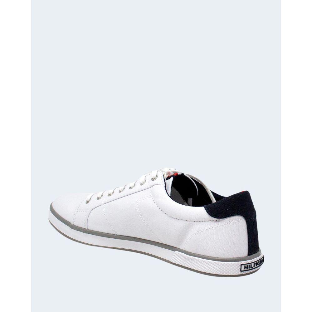 Tommy Hilfiger White Cotton Sneaker Tommy Hilfiger Lavender