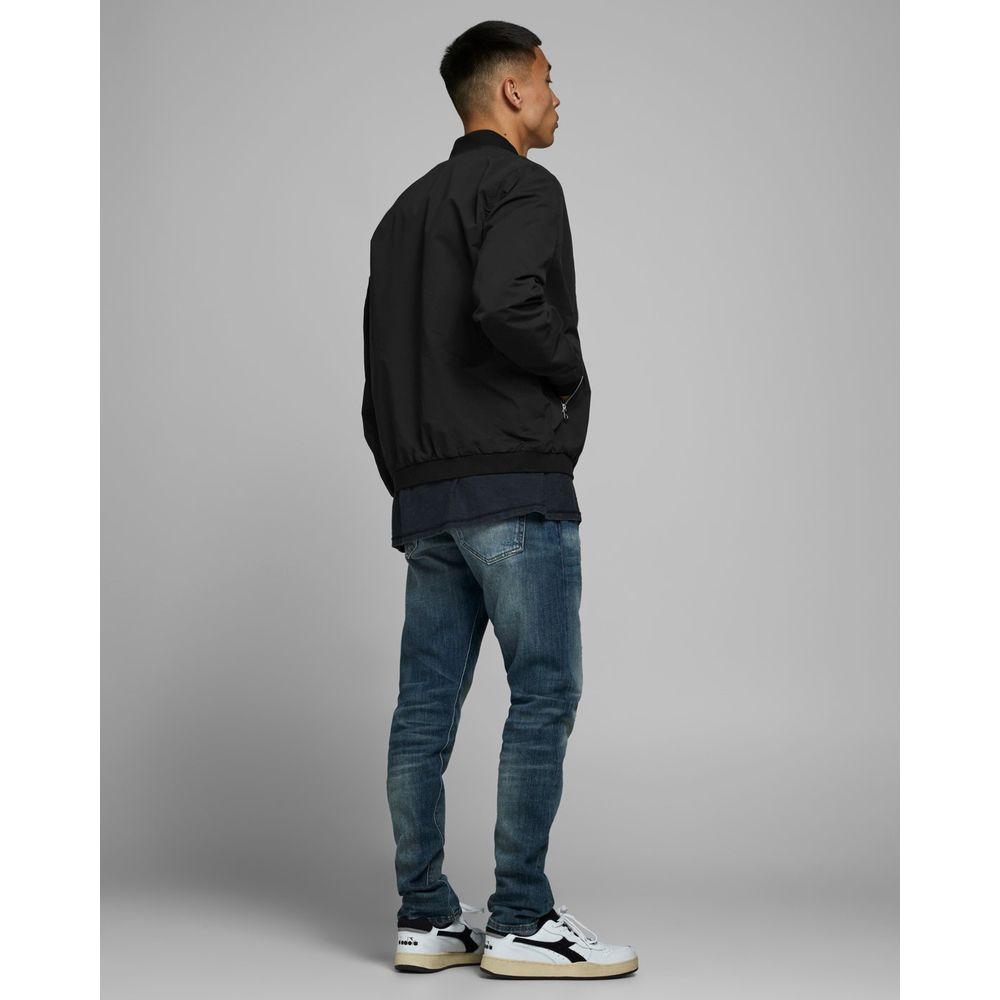Jack Jones Black Polyester Jacket Jack Jones Dark Gray