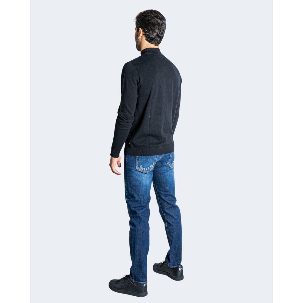 Jack Jones Black Cotton T-Shirt Jack Jones Lavender