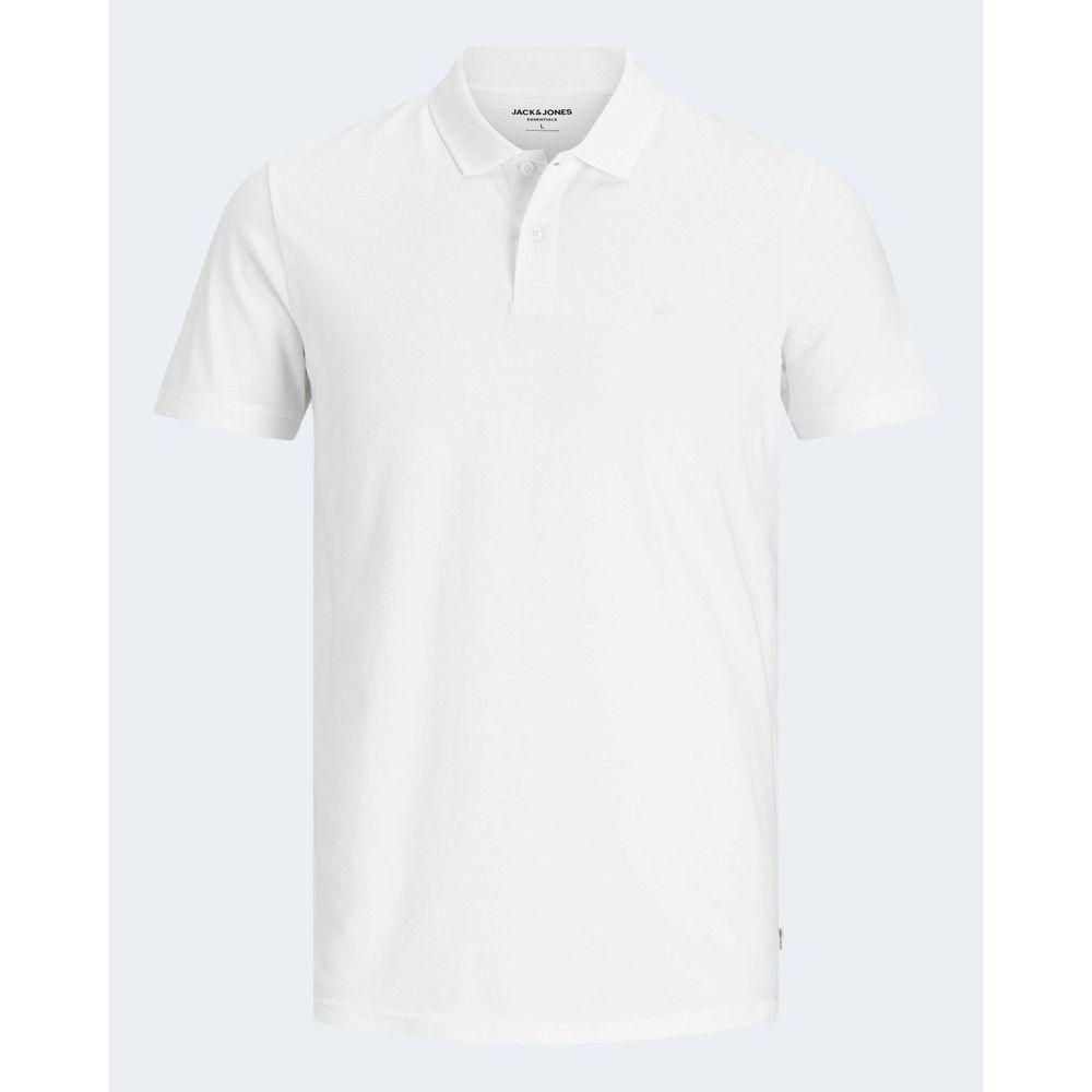 Jack Jones White Cotton Polo Shirt Jack Jones Lavender