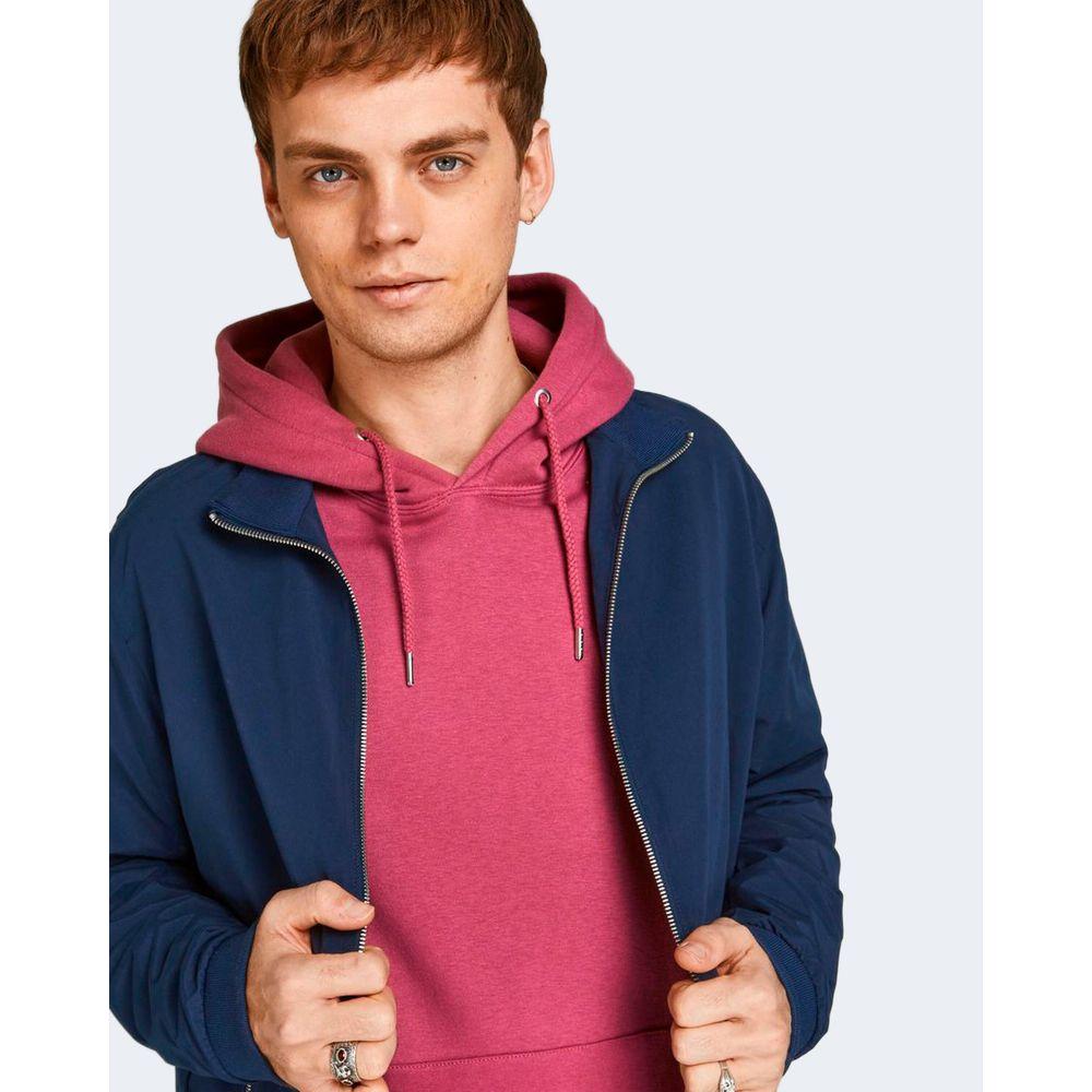 Jack Jones Blue Polyester Jacket Jack Jones Misty Rose
