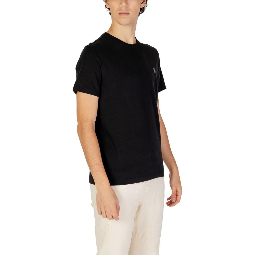 U.S. POLO ASSN. Black Cotton T-Shirt U.S. POLO ASSN. Tan