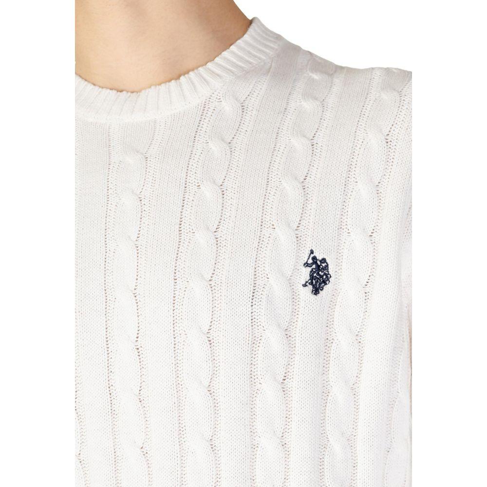U.S. POLO ASSN. White Cotton Sweater U.S. POLO ASSN. Antique White