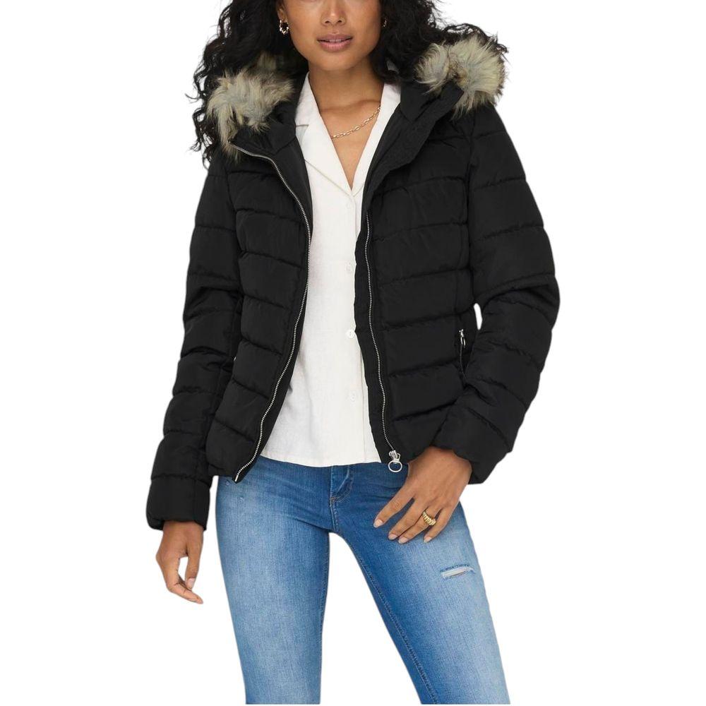 Only Bicolor Polyester Jackets & Coat Only Gray