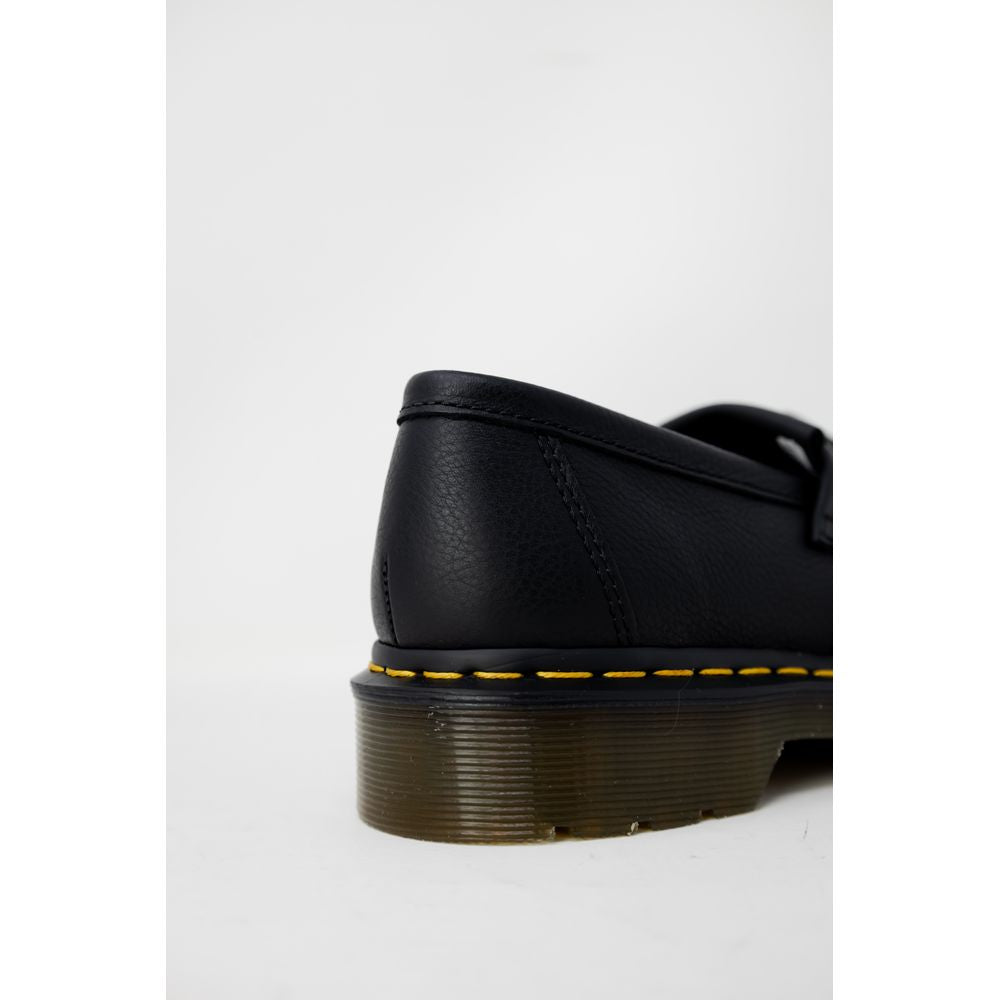 Dr. Martens Black Leather Flat Shoe Dr. Martens Black