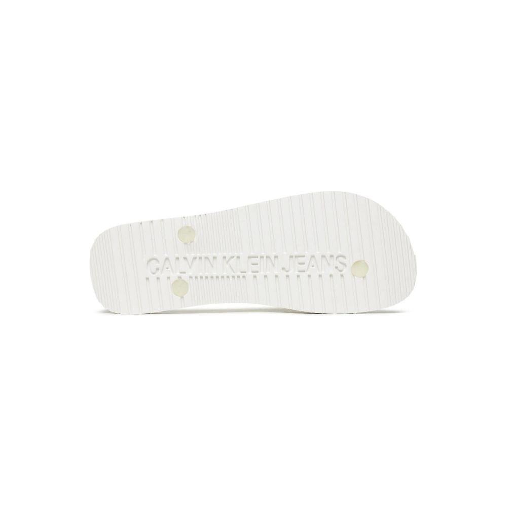 Calvin Klein Jeans White Polyethylene Sandal Calvin Klein Jeans Beige