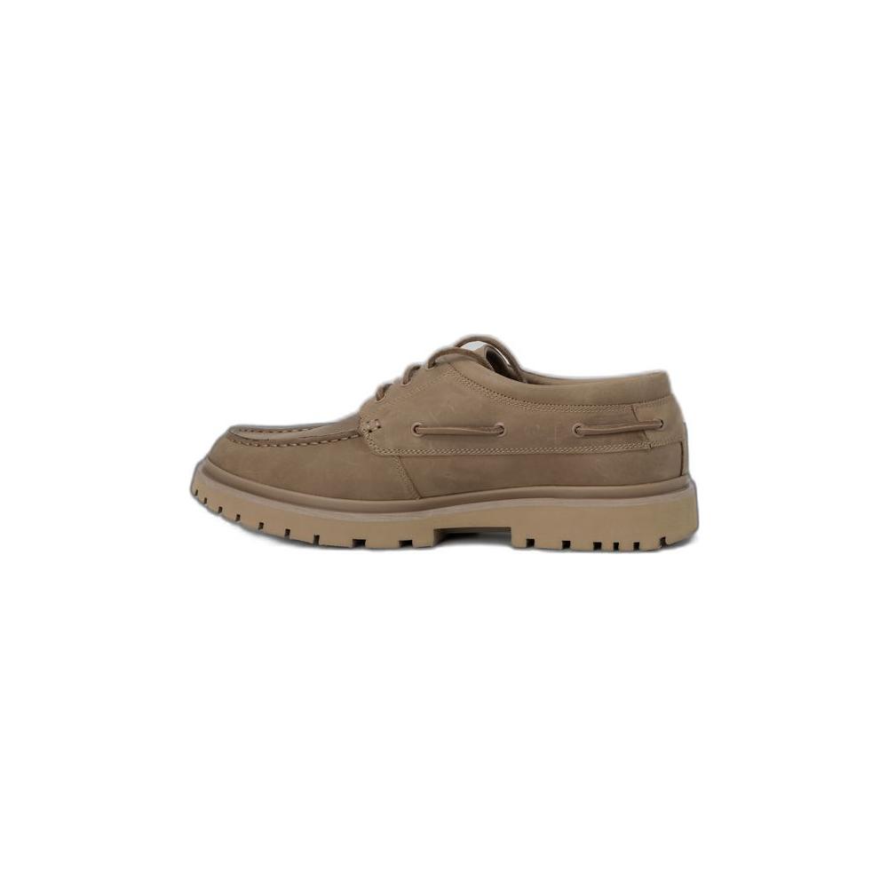 Calvin Klein Brown Leather Casual Calvin Klein Dim Gray