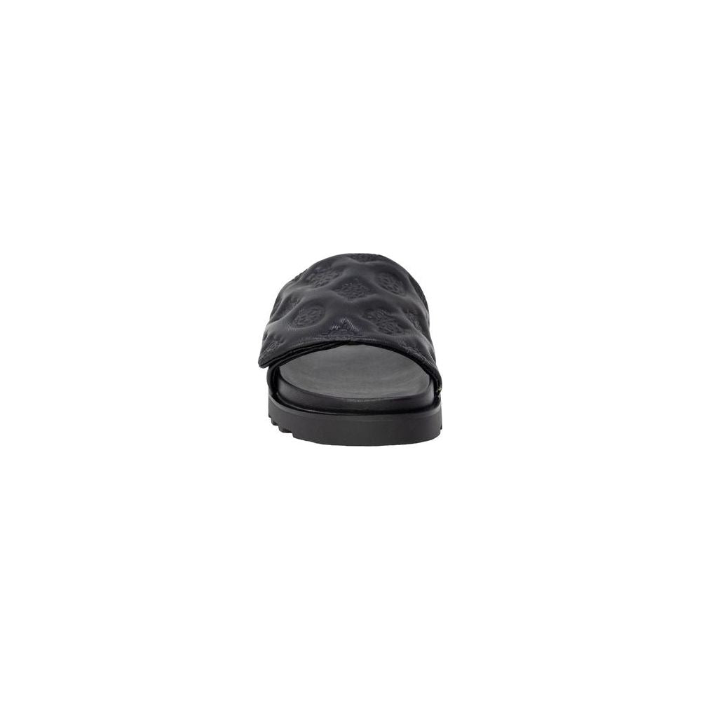 Guess Black Synthetic Sandal Guess Dark Slate Gray