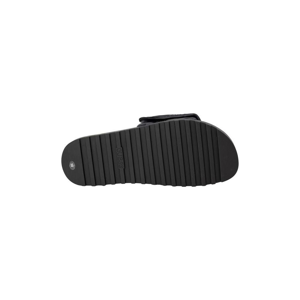 Guess Black Synthetic Sandal Guess Dark Slate Gray