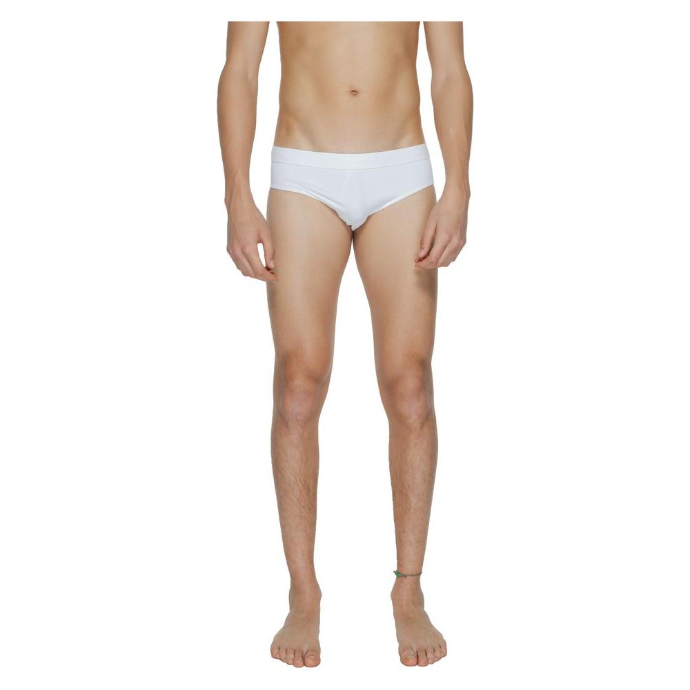 Calvin Klein White Polyamide Swimwear Calvin Klein Rosy Brown