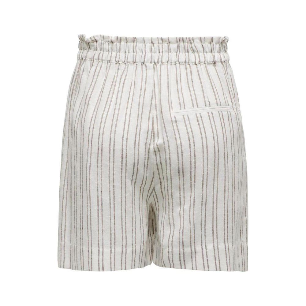 Only Beige Viscose Short Only Light Gray
