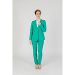 Sandro Ferrone Green Polyester Pant SA-13496100148-IT40 | XS