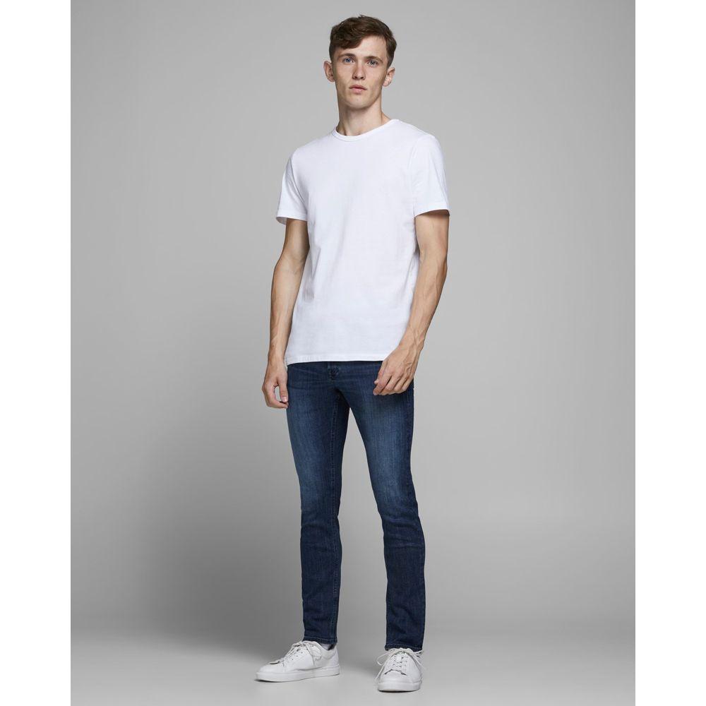 Jack Jones Blue Cotton Jeans & Pant Jack Jones Gray